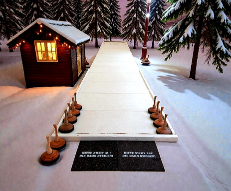 Rollbahn Eisstockschiessen